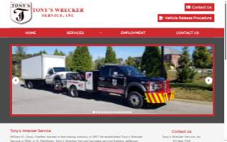 Tony's Wrecker Services - Heavy Duty Towing