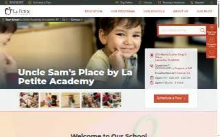 Uncle Sam's Place by La Petite Academy website