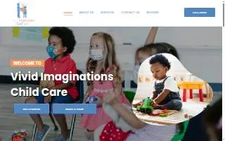 Vivid Imaginations Child Care website