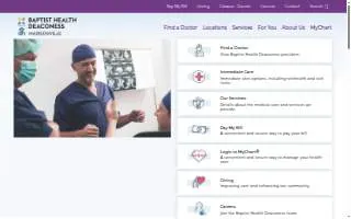 Baptist Health Deaconess Madisonville website