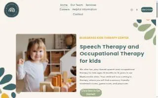 Bluegrass Kids Therapy Center, LLC website