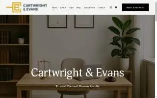 Cartwright & Evans website