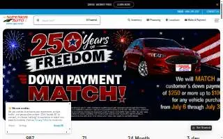 Superior Auto, Inc of Madisonville website