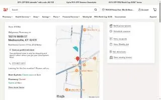 Walgreens Pharmacy of Madisonville website