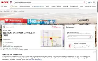 CVS Pharmacy of Mayfield website