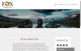 Fox & Company CPAs, Inc. website