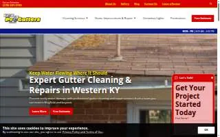 Heartland ProGutters, LLC website