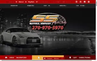 SS Auto Sales of Mayfield website