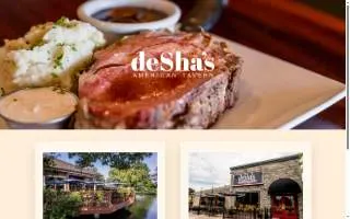 deSha's - Maysville website