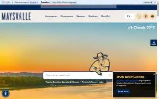 Maysville-Mason County Area Chamber of Commerce website