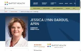 Baptist Heart Group Murray website