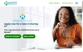 Heights Finance website