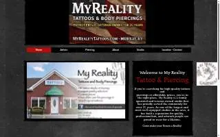 My Reality Tattoos & Body Piercing website
