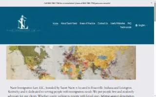 Nasir Immigration Law PLLC of Murray website