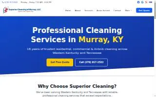 Superior Cleaning of Murray, LLC website