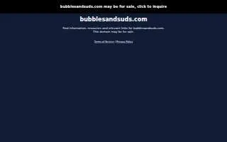 Bubbles and Suds LLC of Newport website