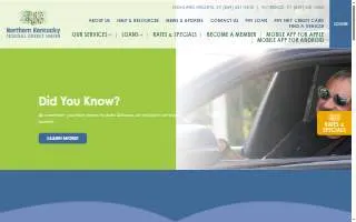 Northern Kentucky Federal Credit Union of Covington website