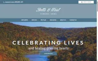 Betts & West Funeral Home website
