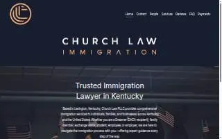 Church Law PLLC of Nicholasville website