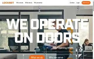 LockNet website