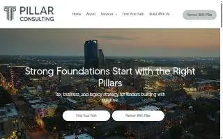 Pillar Consulting, Inc. website