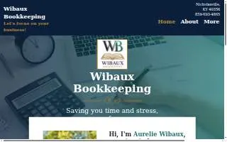 Wibaux Bookkeeping website