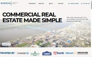 Barron Commercial Group website