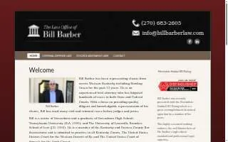 Bill Barber Law Office website