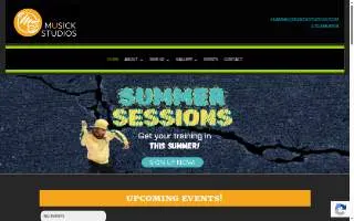 Musick Studios website