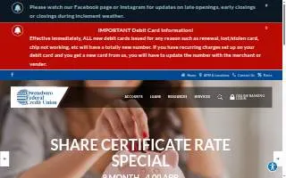 Owensboro Federal Credit Union website