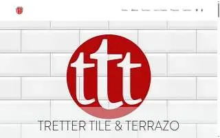Tretter Tile & Terrazzo website