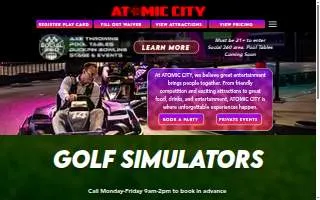 Atomic City Family Entertainment Center website