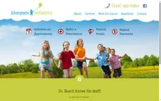 Bluegrass Pediatrics website