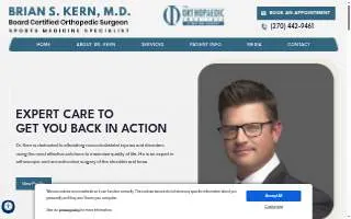 Brian S Kern, MD website