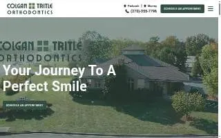 Colgan & Tritle Orthodontics - Paducah website