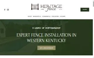 Heritage Fence, Inc. website