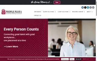 People Plus, Inc. website