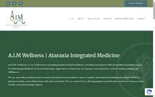 A.I.M Wellness website