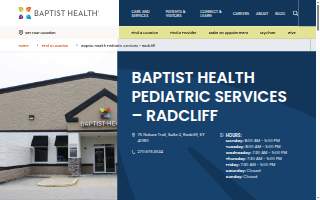 Baptist Health Pediatric Services – Radcliff