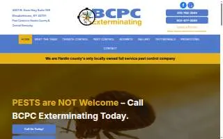 BCPC Exterminating Inc. website