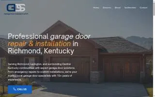 Garage Door Solutions of KY website