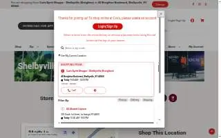 Cox's Spirit Shoppe of Shelbyville website