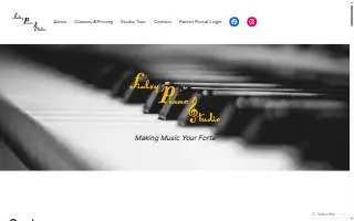 Finley Piano Studio website