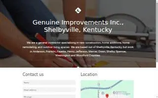 Genuine Improvements Inc. website