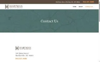 Hartman Spatial Data Consulting, LLC website