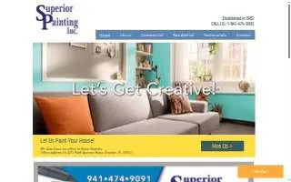 Superior Painting of Shelbyville website