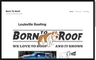 Born To Roof website