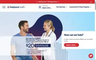 Fast Pace Health Urgent Care - Shepherdsville - KY website