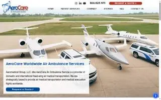 AeroCare Home Medical website