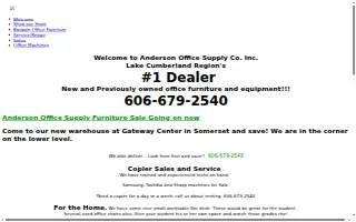 Anderson Office Supply Co Inc website